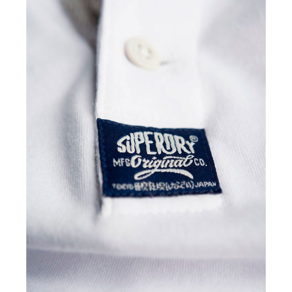 Superdry Heritage Grandad Langarm T-Shirt
