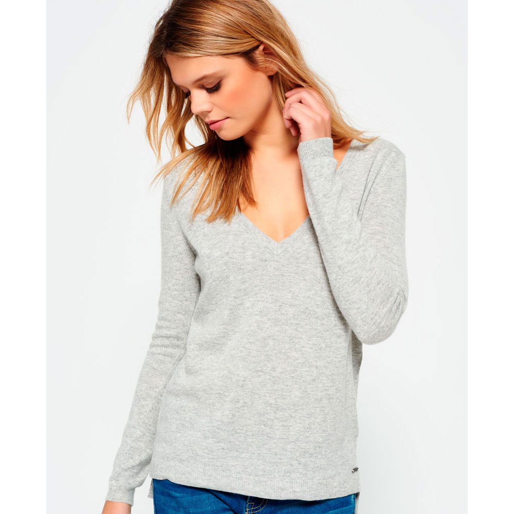 Superdry Luxe Cashmere Vee Neck Knit