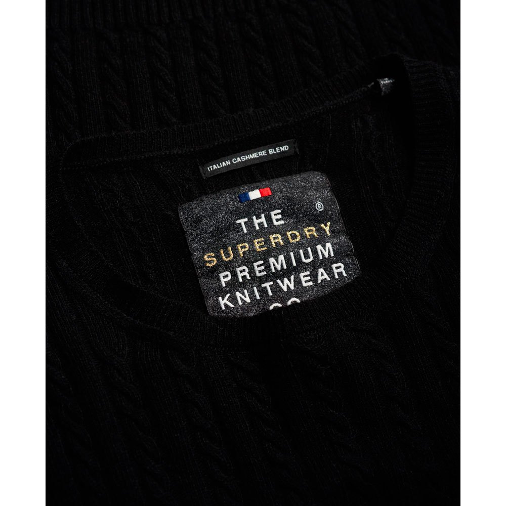 Superdry Luxe Mini Cable Knit Sweater