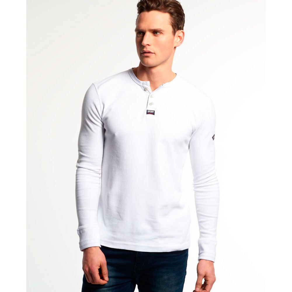 Superdry Heritage Grandad Long Sleeve T-Shirt