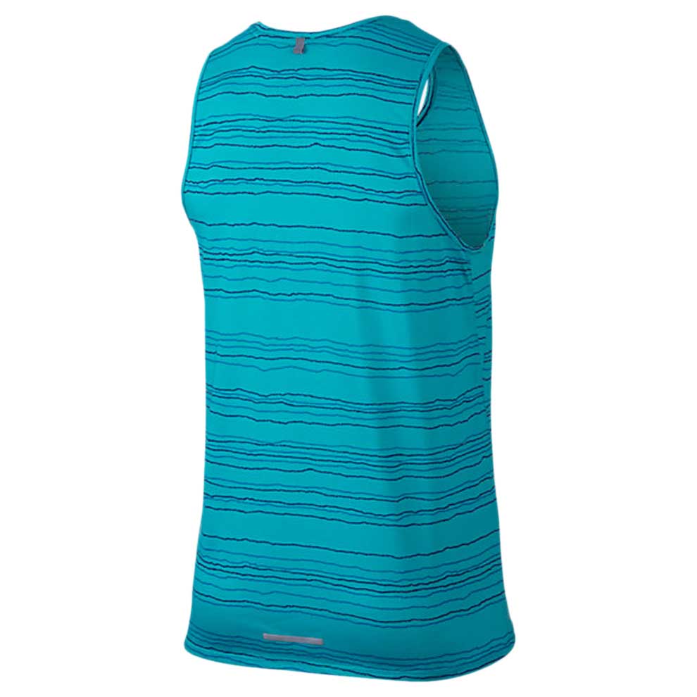 Nike Dri Fit Cool Tailwind Stripe Mouwloos T-Shirt