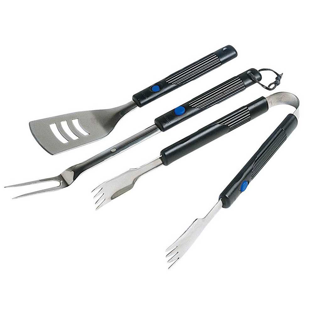 Campingaz Stainless Steel Tongs and Spatula Kit Home Kitchen Utensil 
