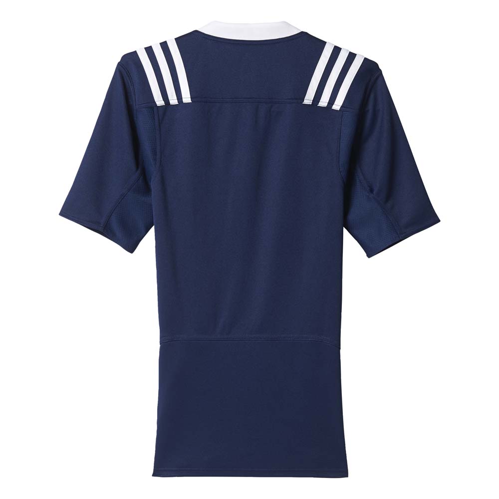 adidas Maglietta Manica Corta 3 Stripes Fitted Rugby Jersey