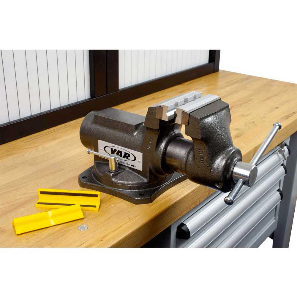 VAR Set Of 2 Aluminium Jaws For Bench Vise Workstand