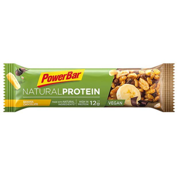 Powerbar Protein Natural 40g 24 Enheder Banan Og Chokolade Energi Barer Boks