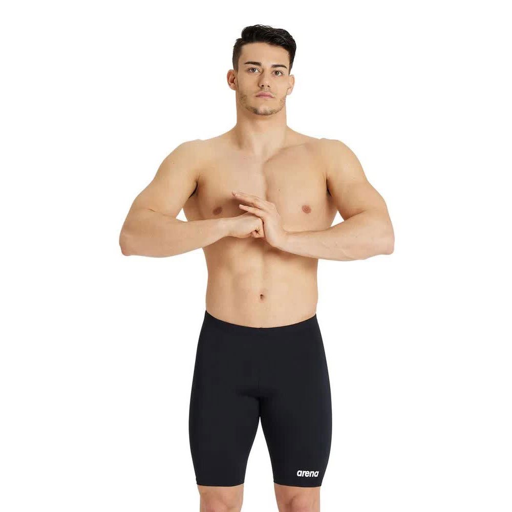 ARENA Chlorine Resistant Polyester Solid Board Jammer Swimsuit emittente di Uomo 