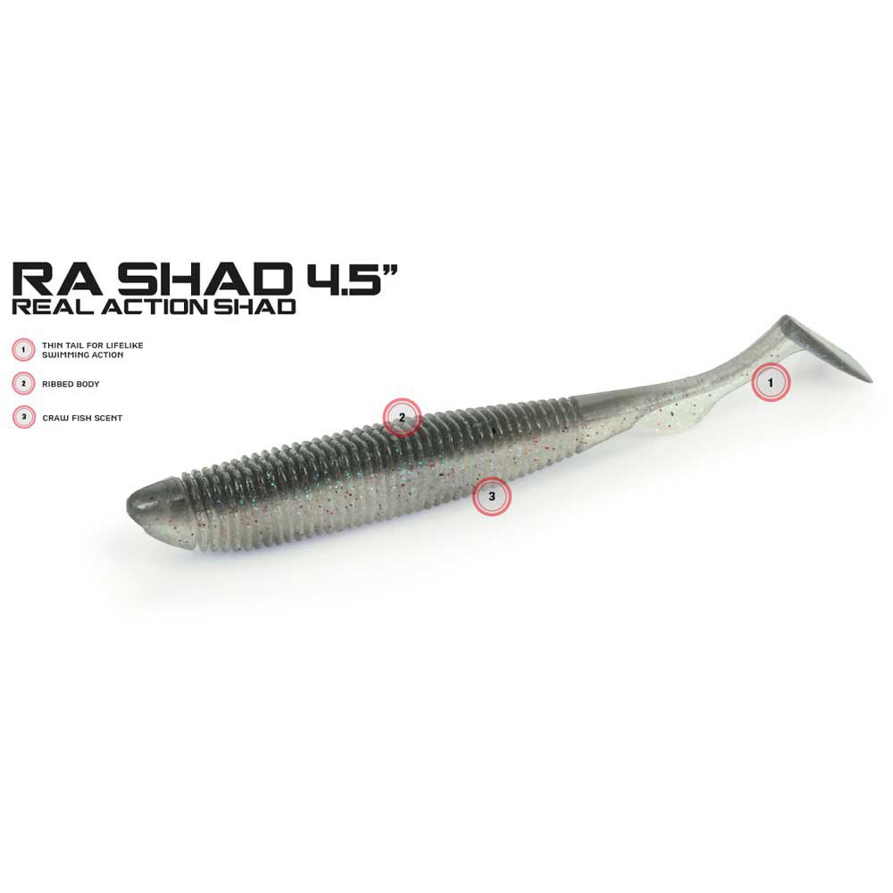Molix Real Action Shad Zacht Kunstaas: 114.5 Mm