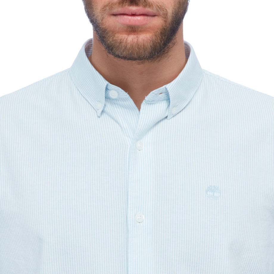 Timberland Rattle River Oxford Stripe Long Sleeve Shirt