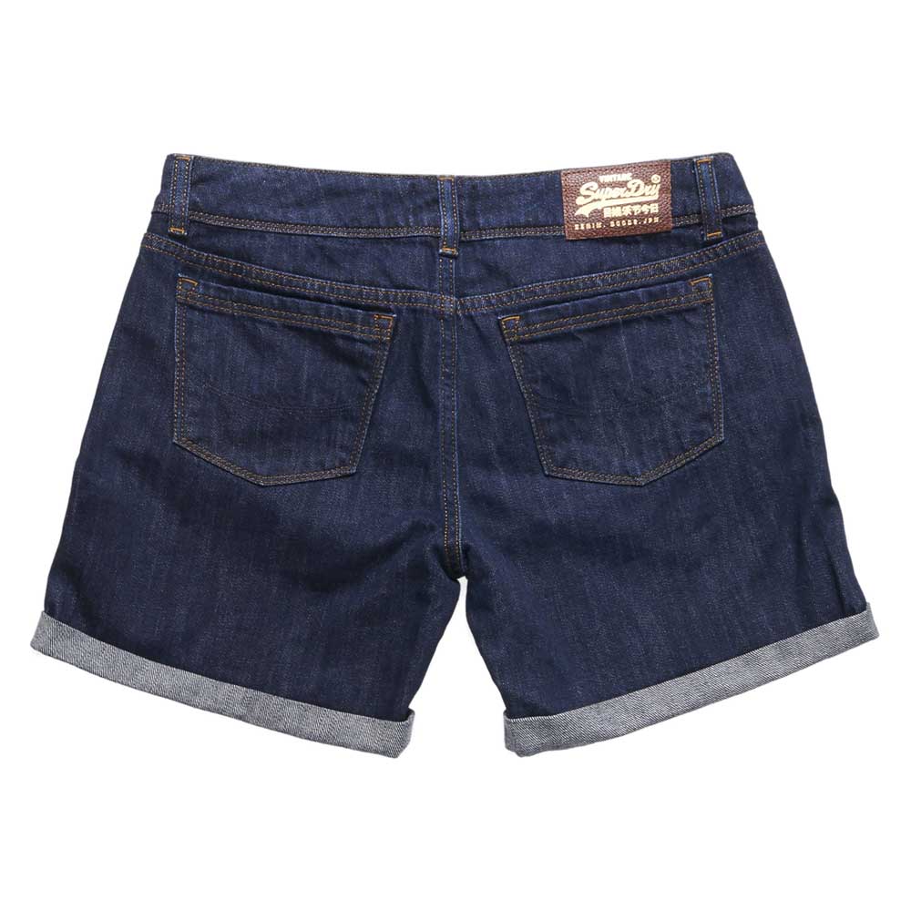 Superdry Pantaloncini Jeans Button Front Boyfriend Shorts