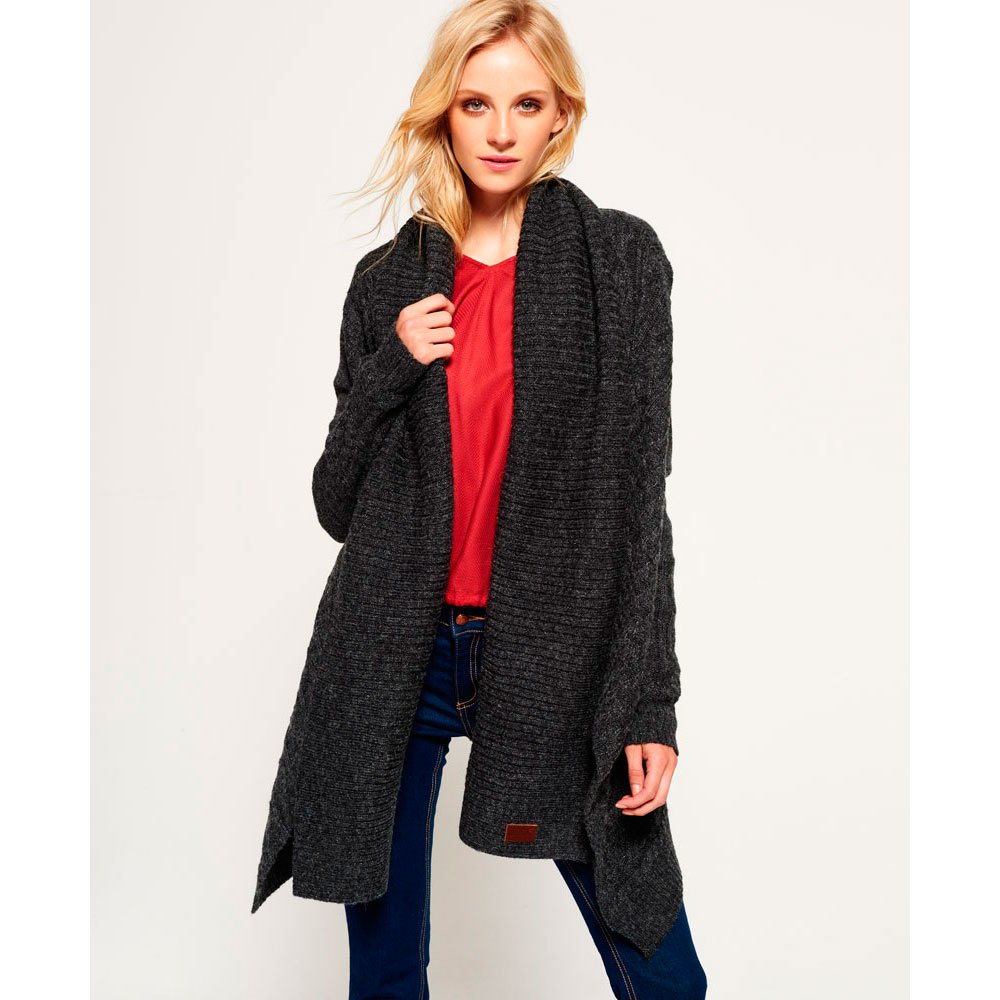 Superdry Haden Cable Waterfall Cardi Sweater