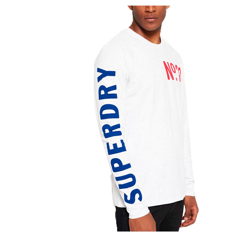 Superdry Stacked T-Shirt Manche Longue
