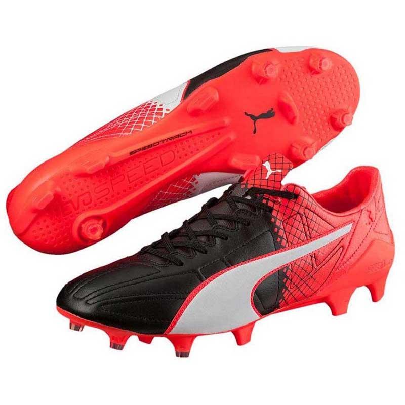 Puma Evospeed II Leather Football Boots Black | Goalinn