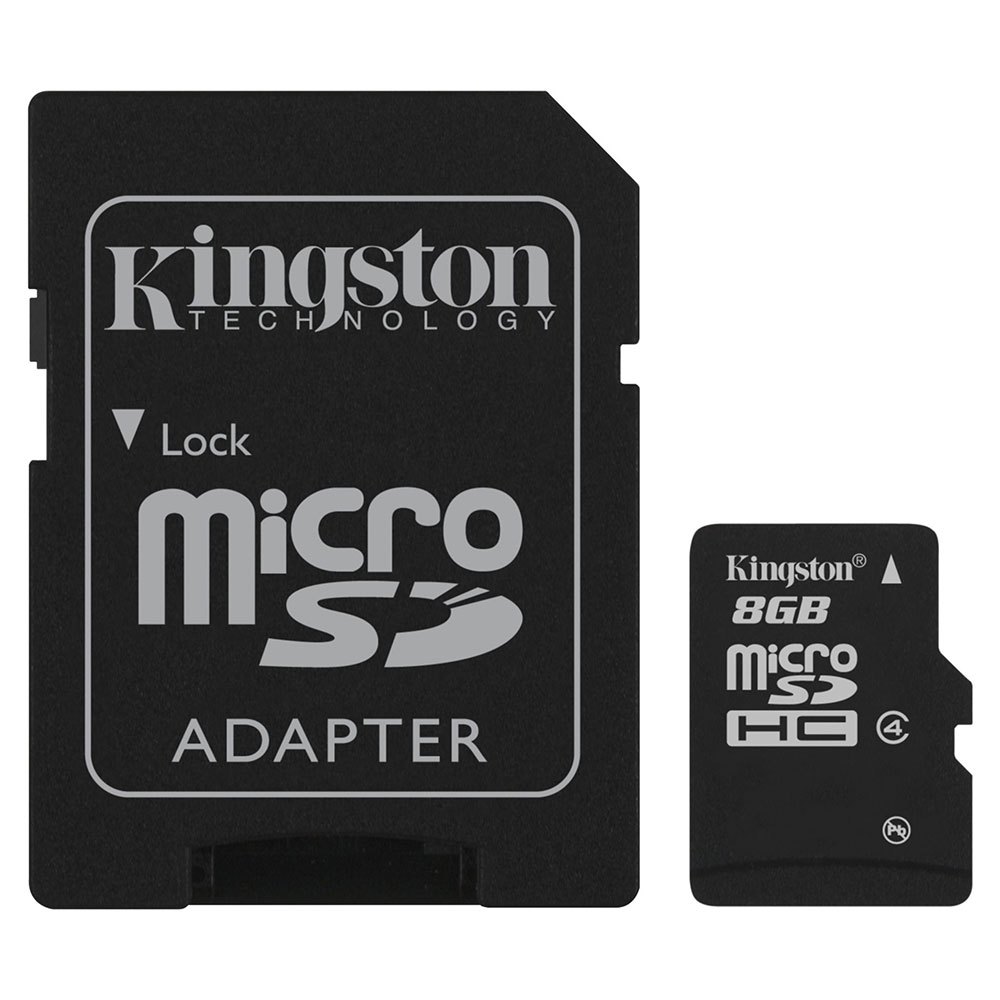 Kingston Micro SD Class 4 8GB+SD Adapter Hukommelse Card