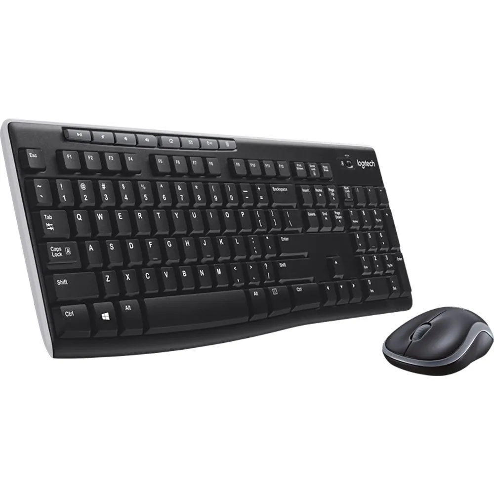 Logitech MK 270 Wireless Keyboard And Mouse Black | Techinn