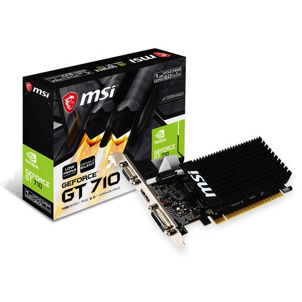 MSI Grafikkort GeForce GT 710 1GB DDR3