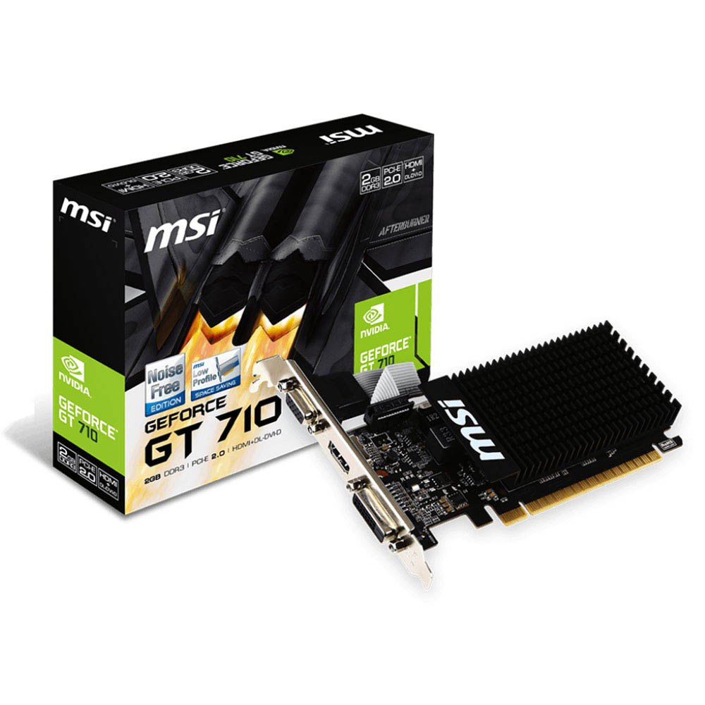 MSI GeForce GT 710 2GB GDDR3 grafische kaart