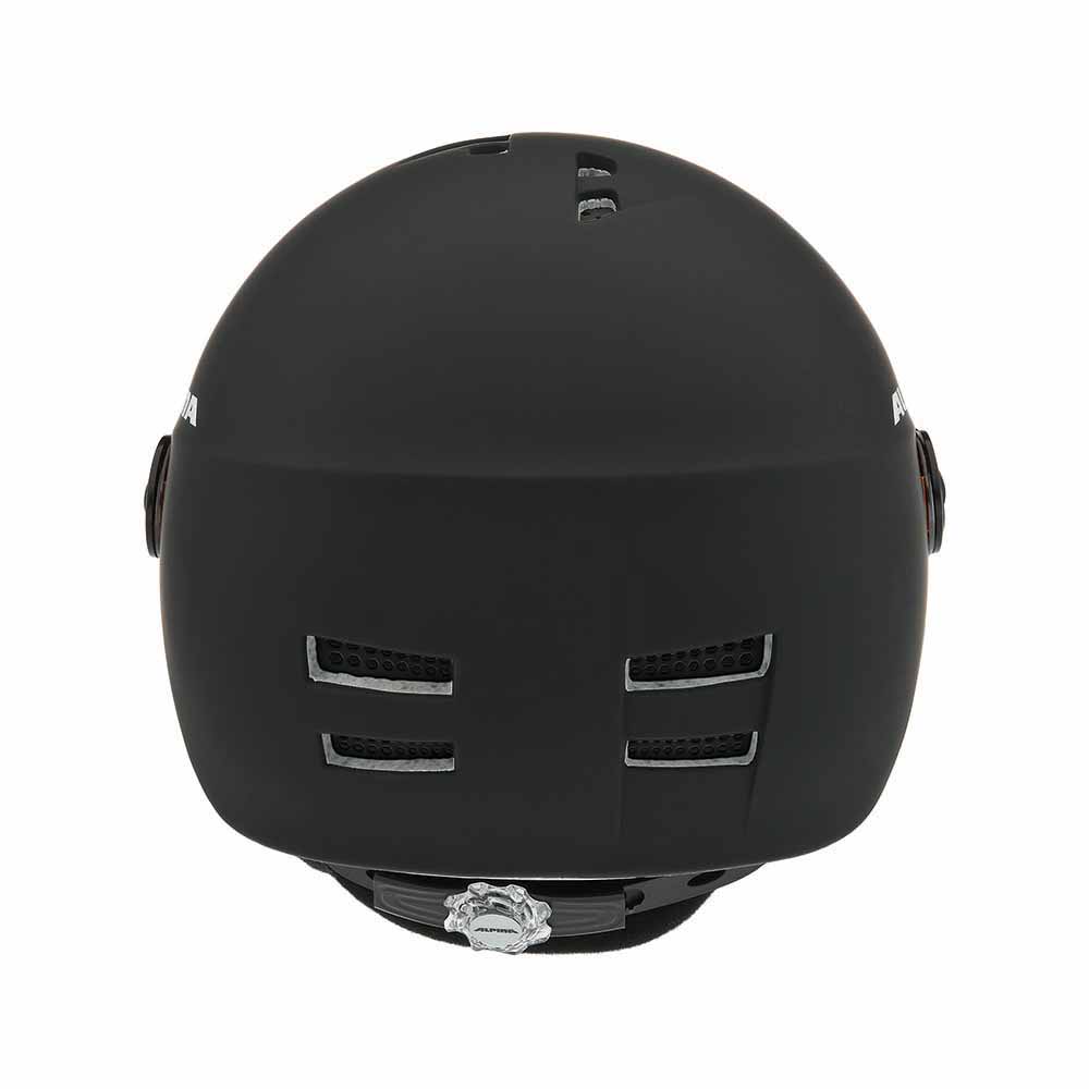 Relatieve grootte trimmen maaien Alpina Menga JV HM Helmet Black | Snowinn