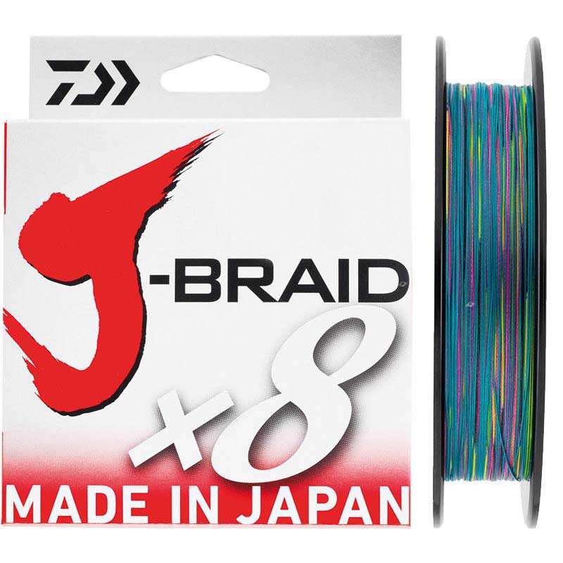 Daiwa J-Braid 8 300 m Multicolor | Waveinn
