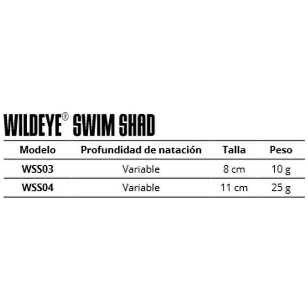Storm Mjuk Lockelse Wildeye Swim Shad 80 Mm 10g