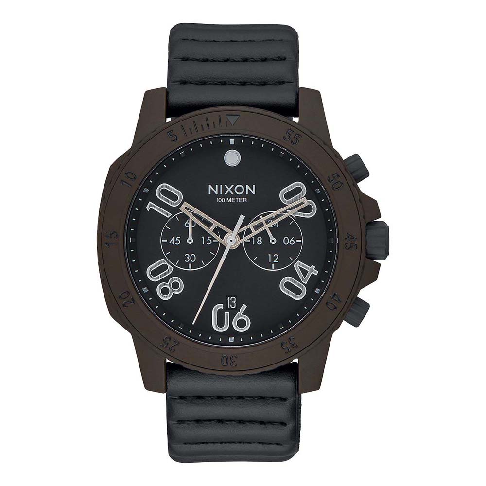 nixon-ranger-chrono-leather-watch
