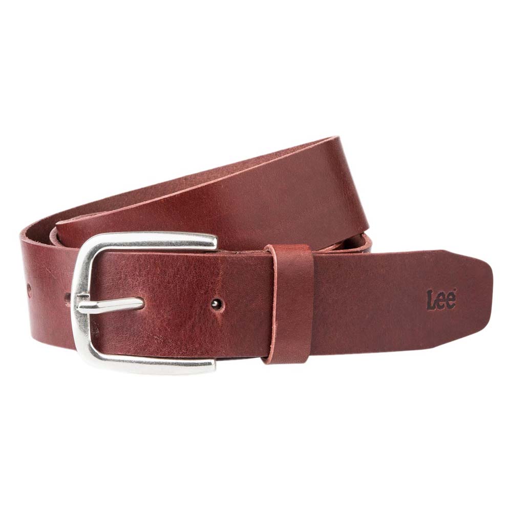 Fine Belt in Vintage Leather Crust Size 80/32 Made in France Color Brown