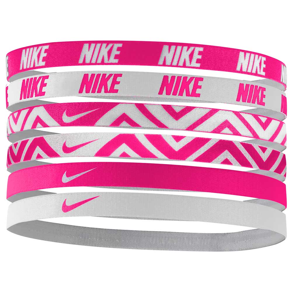 Kalmte eeuw In zoomen Nike Printeds Assorted 6 Pack Headband Pink | Smashinn