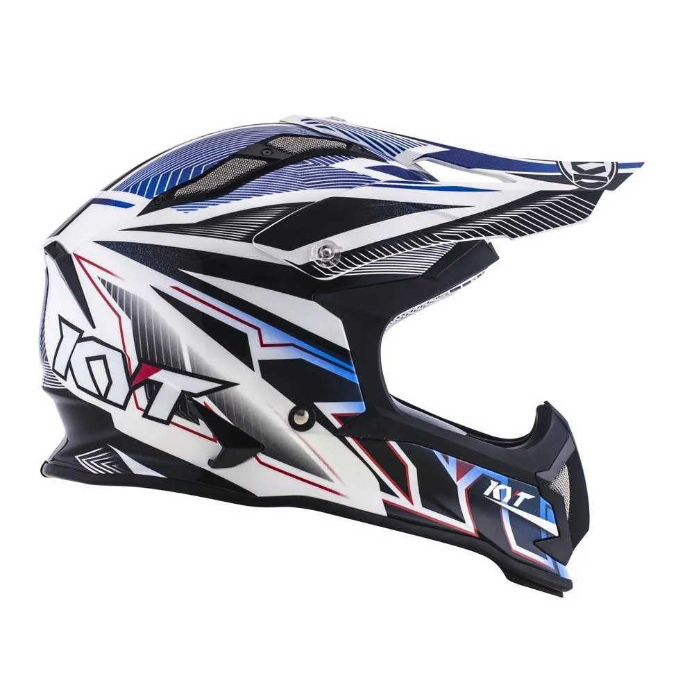 Kyt Strike Eagle Stripe Motocross Helmet | Motardinn
