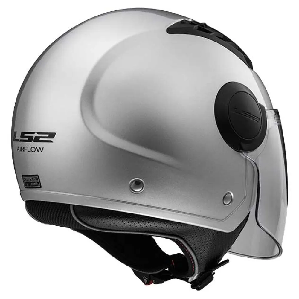 Casco Moto Aperto LS2 Airflow II - Omologato ECE 22.06, Leggero, Con Prese D'aria, Per Urban Riding