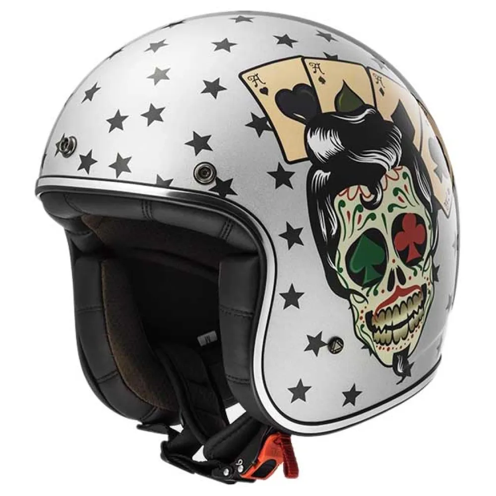 LS2 OF583 Tattoo Open Face Helmet | Motardinn