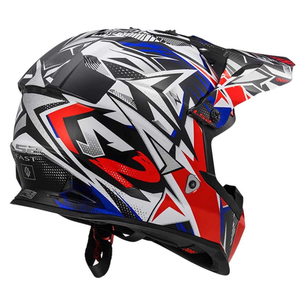 LS2 Capacete Motocross MX437 Fast Mini Strong