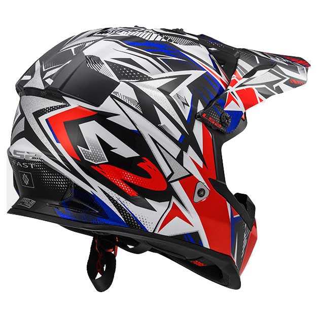 LS2 Capacete Motocross MX437 Fast Strong