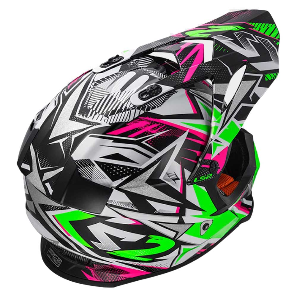 LS2 Capacete Motocross MX437 Fast Strong