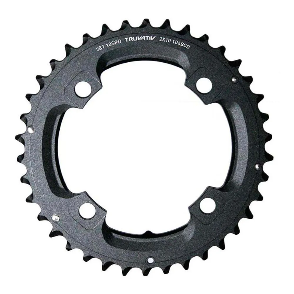 Corona SRAM X-SYNC 2 In Alluminio Nera - Attacco 4 Braccia, Taglie Disponibili