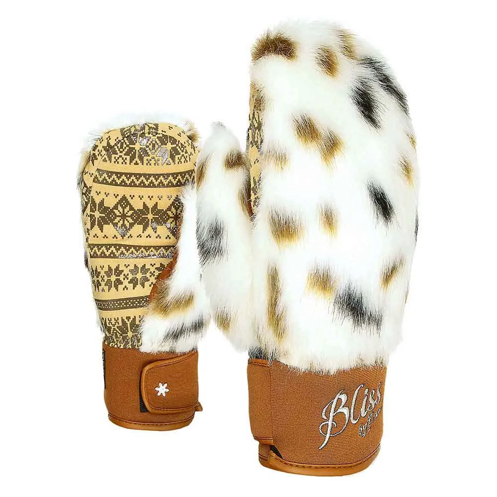Level Bliss Siberian Mittens Brown Snowinn