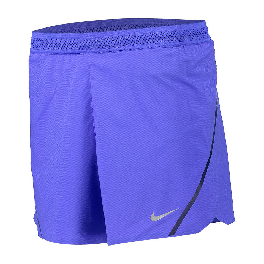Adicto impermeable Uva Nike Aeroswift 5´´ Short Pants Blue | Runnerinn
