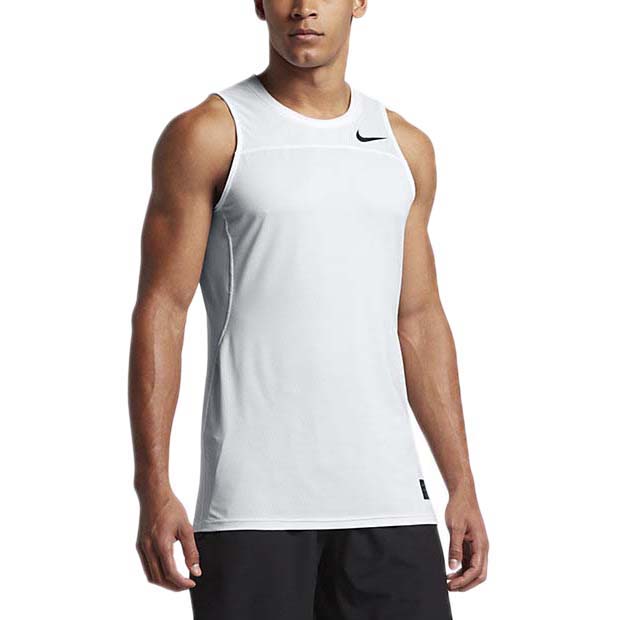 Bederven vergelijking draai Nike Pro Hypercool Fitted Sleeveless T-Shirt White | Traininn