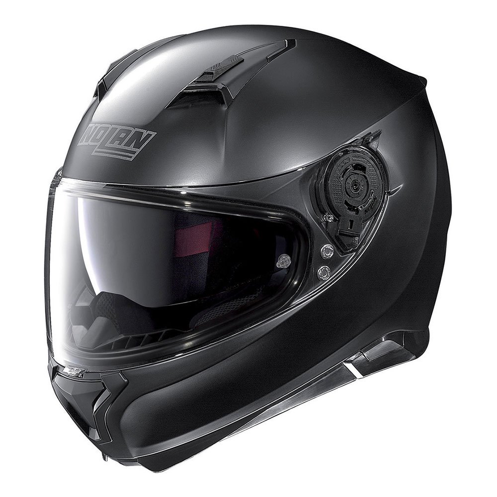 Nolan N87 Classic N-Com Full Face Motorbike Motorcycle Helmet Matt Flat Black 