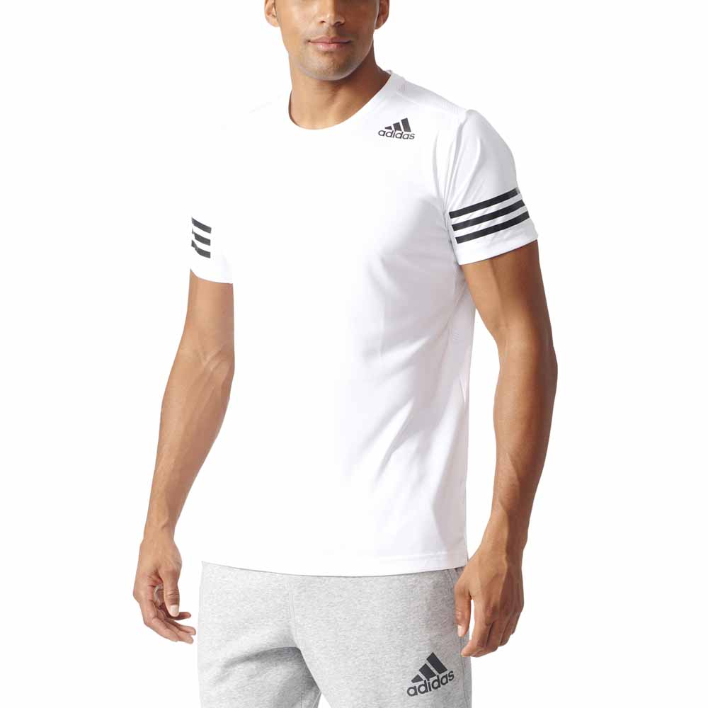 adidas FreeLift Climacool Short Sleeve T-Shirt White | Runnerinn لترين ماء