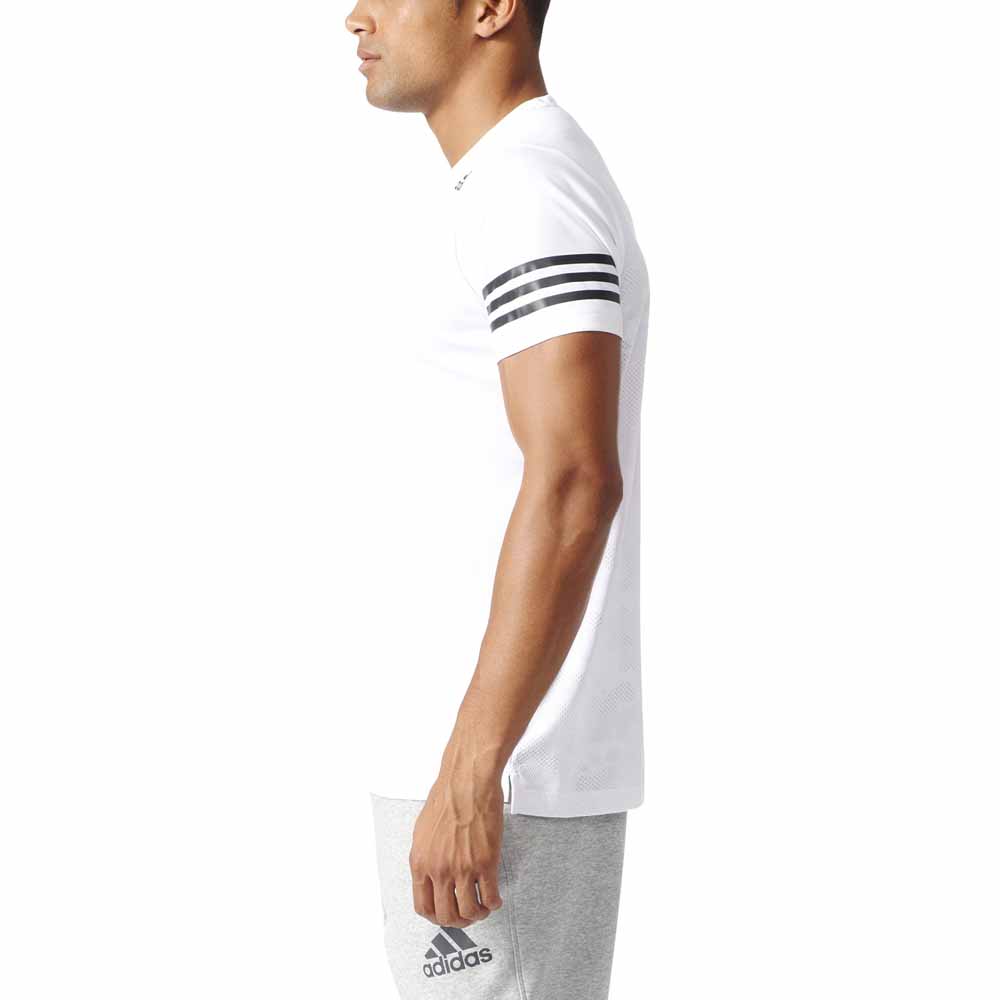 adidas FreeLift Climacool Short Sleeve T-Shirt White | Runnerinn جهاز محمول