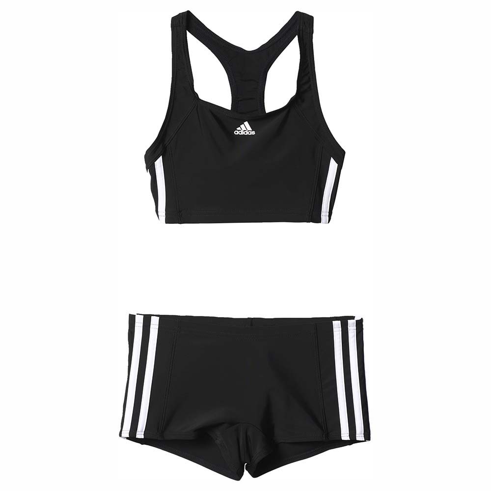 Celsius Bedenk inspanning adidas Infant Essence Core 3 Stripes 2 pieces Youth Black| Swiminn