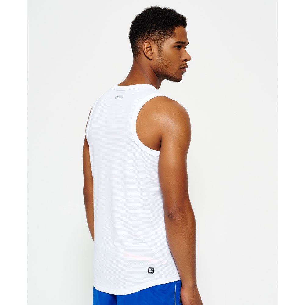 Superdry Sports Active Relaxed Mouwloos T-Shirt