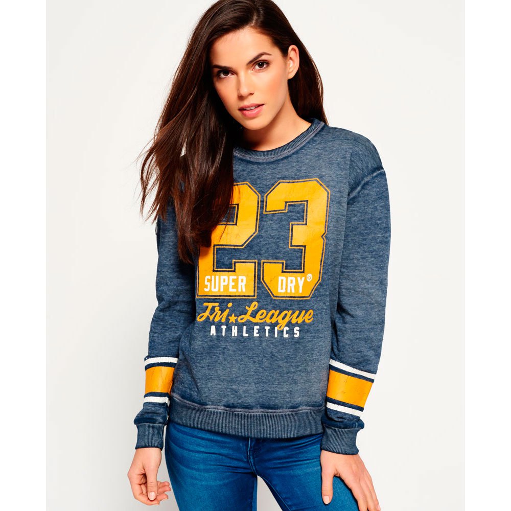 Superdry Sweatshirt Tri League Relaxed Crew