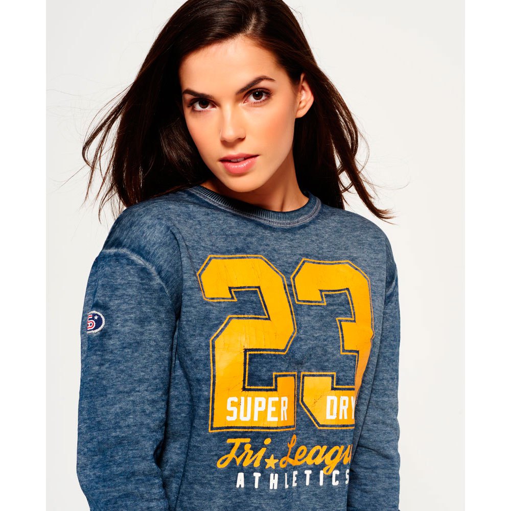 Superdry Tri League Relaxed Crew Pullover