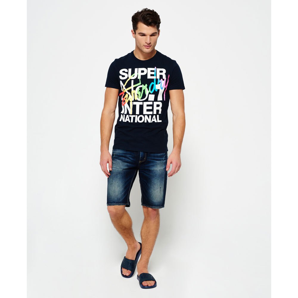 Superdry T-Shirt Manche Courte Interlocked International