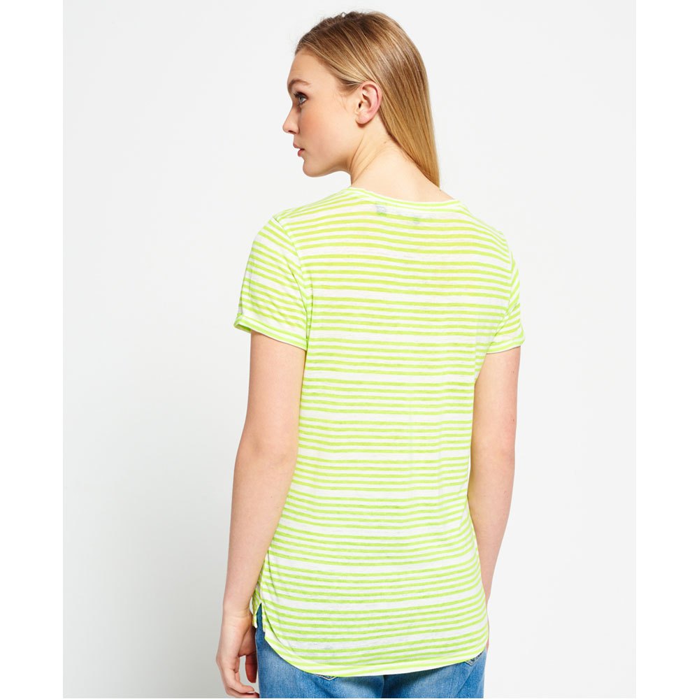 Superdry T-Shirt Manche Courte Essential Sheer Stripe