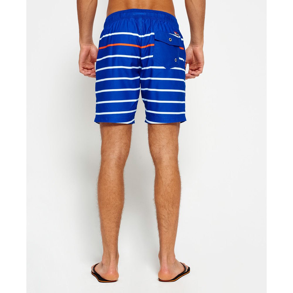 Superdry Vacation Stripe Badehose