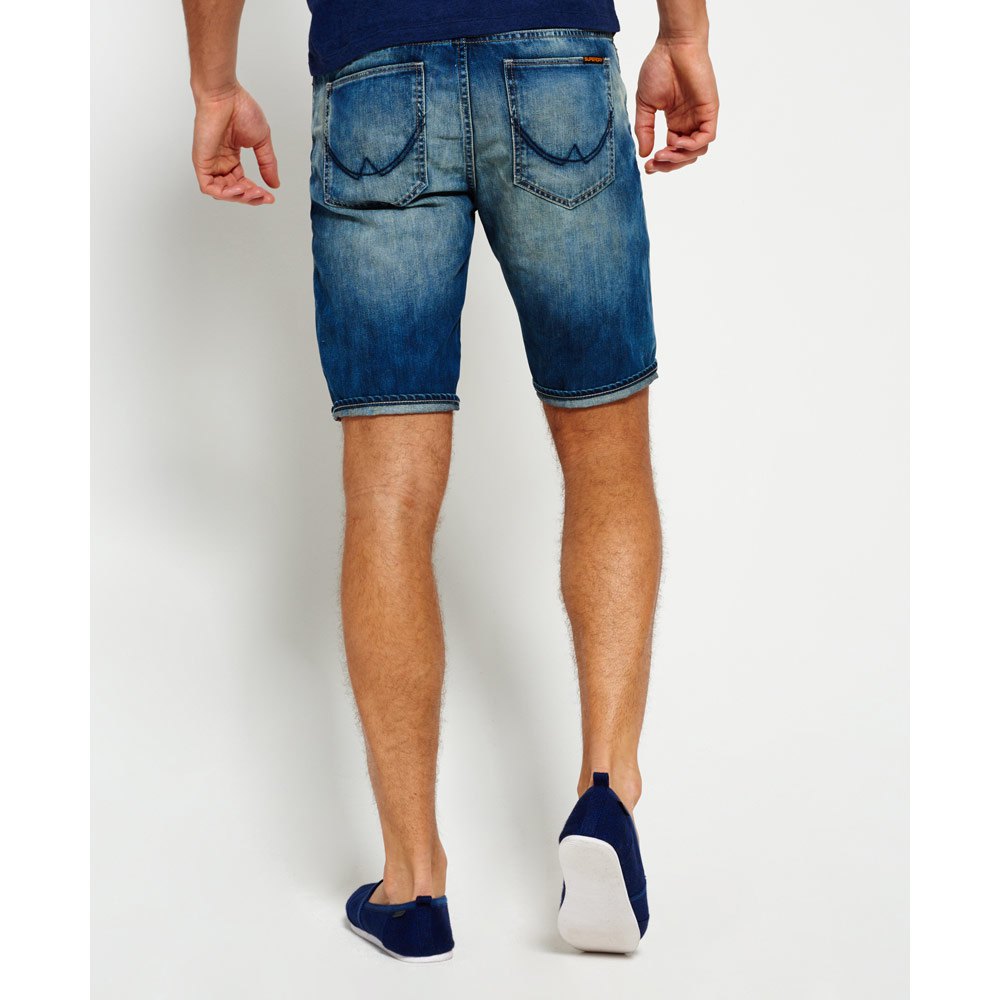 Superdry Biker Jeans-Shorts