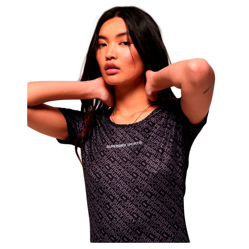 Superdry Core Gym Tech Stretch Graphic Korte Mouwen T-Shirt