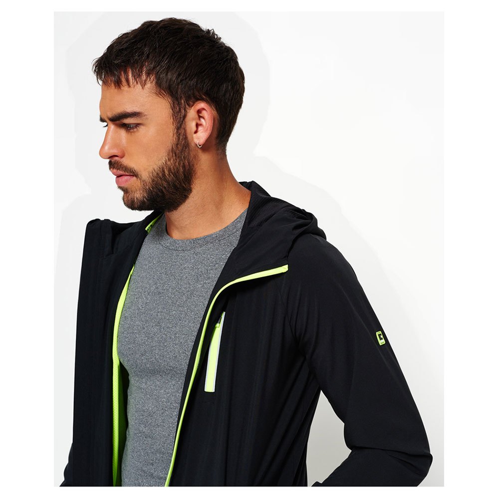 Superdry Sports Active Flash Running Shell Jas Met Capuchon