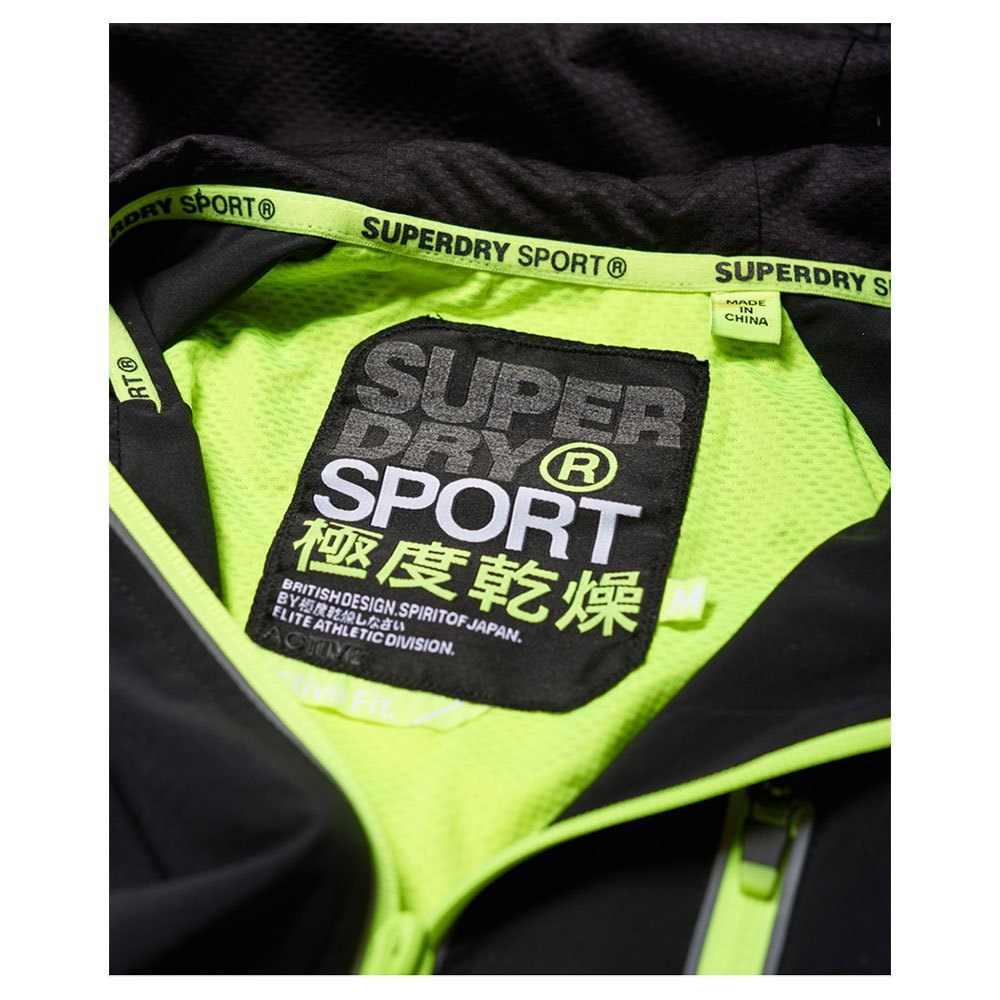 Superdry Chaqueta Con Capucha Sports Active Flash Running Shell